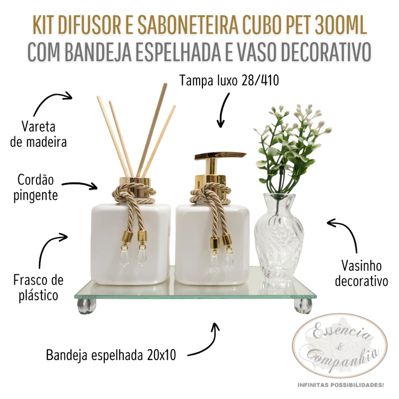 Aromatizador e Saboneteira