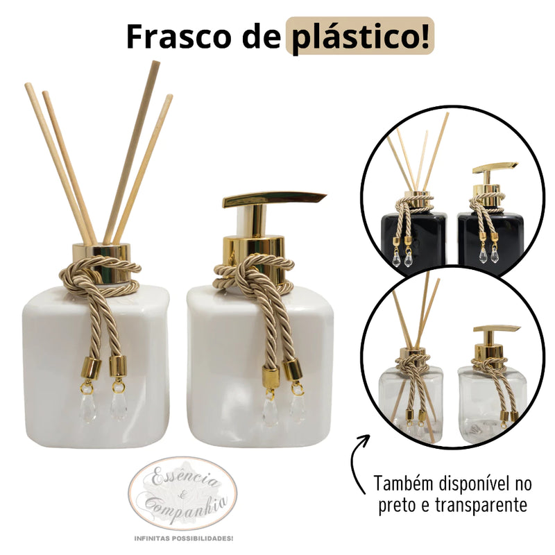 Aromatizador e Saboneteira
