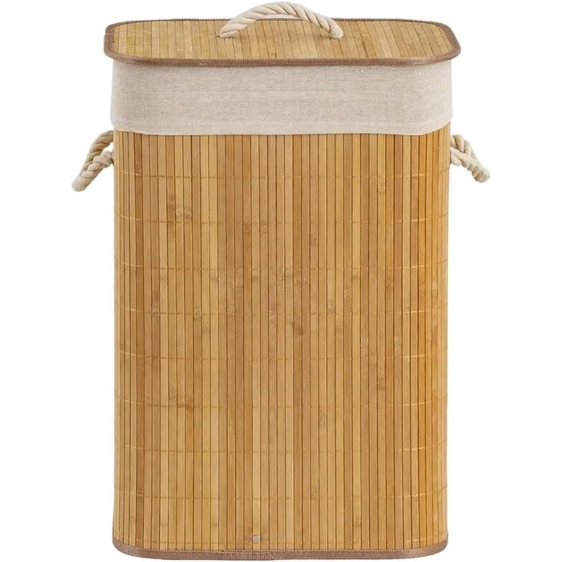 Cesto de Roupas de Bambu