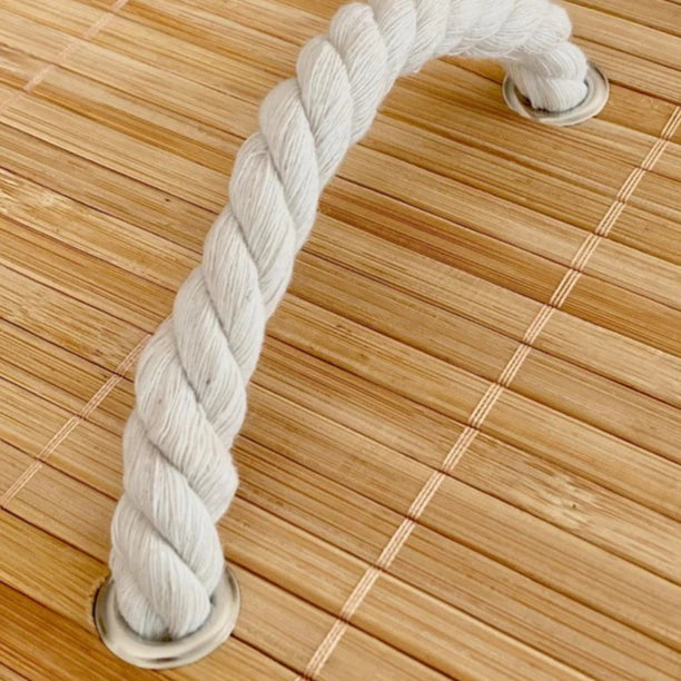 Cesto de Roupas de Bambu